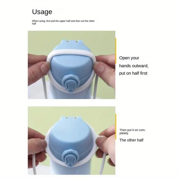 🆕 Cup/Tumbler Holder with 2 Random Charms Silicone & Eco-Friendly - Picture 14 of 15